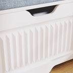 L Shape Storage Bench,63 in L-Shaped Kitchen Breakfast Corner Bench with Cushioned Seat and Hidden Storage Function,Wooden Backless Bench for Entryway,Suitable for Dining Room,Kitchen