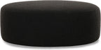 Tov Furniture Broohah Black Boucle Ottoman