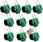 Reusable Greenhouse Clips Made in USA – Orchid Clips, Plant Support Clips & Cord Clips – Heavy-Duty, Weather-Resistant & Durable – Secure Stems, Vines, Wires, Cables, Tomato Plants – Indoor & Outdoor