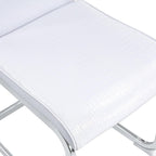 gopop Dining Chairs Set of 4｜Modern Kitchen Chair Set｜Faux Leather Cushion｜High Strength Metal Legs｜Ergonomic Backrest｜Perfect for Dining Room or Kitchen