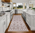 Keen Home Design Terrace Outdoor Runner Rug - 2x8 Washable Indoor/Outdoor Rug for Patio, Kitchen, Balcony, Beach, Garden, Deck and Porch, Size: 2'2"x7'7"