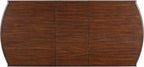 6-Pcs 78'' Extendable Rectangular Dining Table & 4 Upholstered Dining Chairs & 1 Bench, Wood Dining Table Kitchen Table Set for 6 (6-Pcs: 1 Table+4 Chair+ 1 Bench, Cherry)