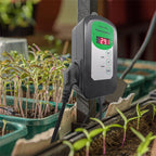 Digital Heat Mat Thermostat Temperature Controller (EMC Certified) for Seed Germination, Reptiles and Brewing Breeding Incubation Greenhouse, 42 °F to 108 °F/ 5 ℃ to 40 ℃, 1000W