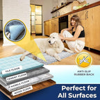 Muddy Mat Chenille Bathroom Rugs Quick Dry Microfiber Mats Non Slip Washable, Extra Thick, Soft and Highly Absorbent Bath Mats for Bathroom, Kitchen, and Shower Floor - White Runner 59"X24"