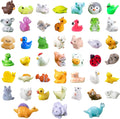 45-Piece Mini Resin Animals, 45 Styles Resin Animals Variety Pack for Dollhouse Fairy Garden Miniature Accessories Home Landscape Aquarium Hide DIY Crafts Decor Gift Giving