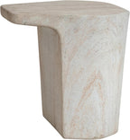 Bloomingville Lightweight Eco Stone Indoor/Outdoor Table, Travertine Finish, Natural
