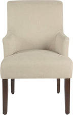 HomePop Home Decor | Upholstered Anywhere Dining Chair | Accent Chairs for Living Room & Bedroom | Decorative Home Furniture (Cream)