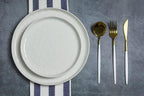 Famiware Mars Plates and Bowls Set, 24 Pieces Dinnerware Sets, Dishes Set for 8, Multi-color