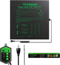 VIVOSUN 20" x 20.75" Seedling Heat Mat and Digital Thermostat Combo Set, UL & MET-Certified Warm Hydroponic Heating Pad for Germination, Indoor Gardening, Greenhouse