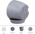 12 inch Large Self Watering Pots, Plant Pots with Mesh Drainage Holes for Indoor Outdoor Plants, Plastic Planters with Deep Reservoir for Garden House Flower Plants, Speckled Grey