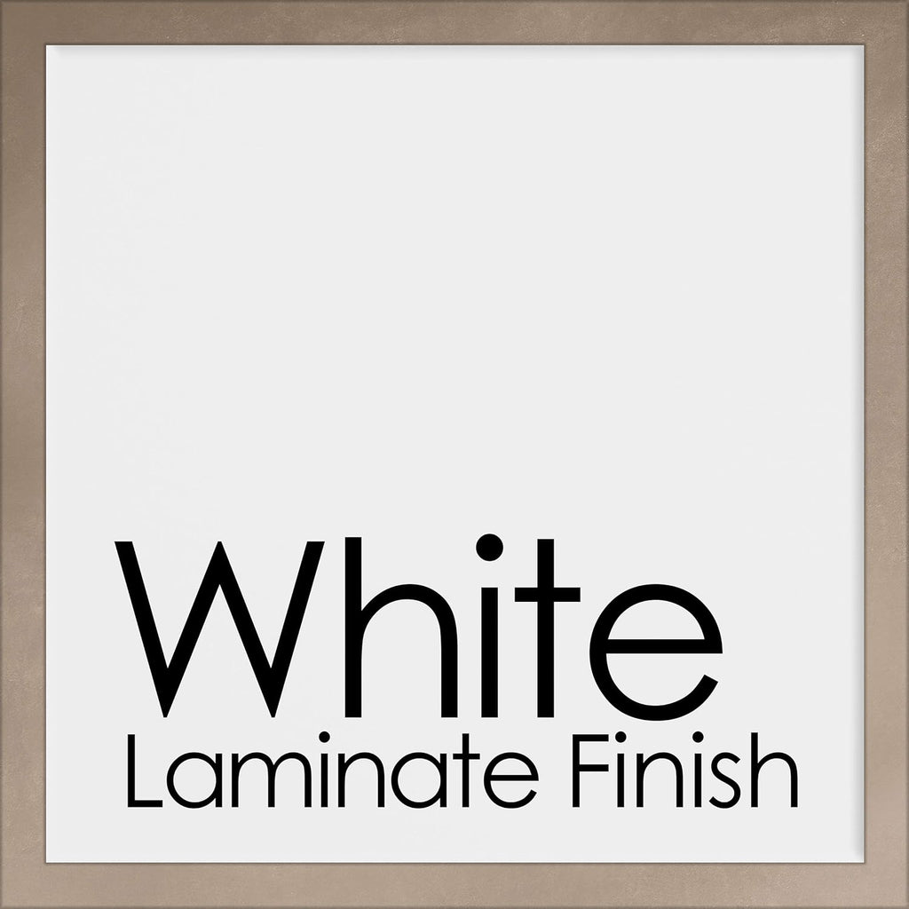 Lavish Home C-Shaped Sofa Side Table, White, 19.75” x 11.75” x 23.75”