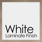 Lavish Home C-Shaped Sofa Side Table, White, 19.75” x 11.75” x 23.75”