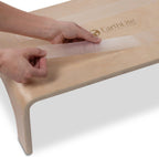 EARTHLITE Wooden Step Stool - Beautiful Finish, Large Surface, Strong & Stable Bed Step, Foot Stool, Massage Step-Up (4" or 7")
