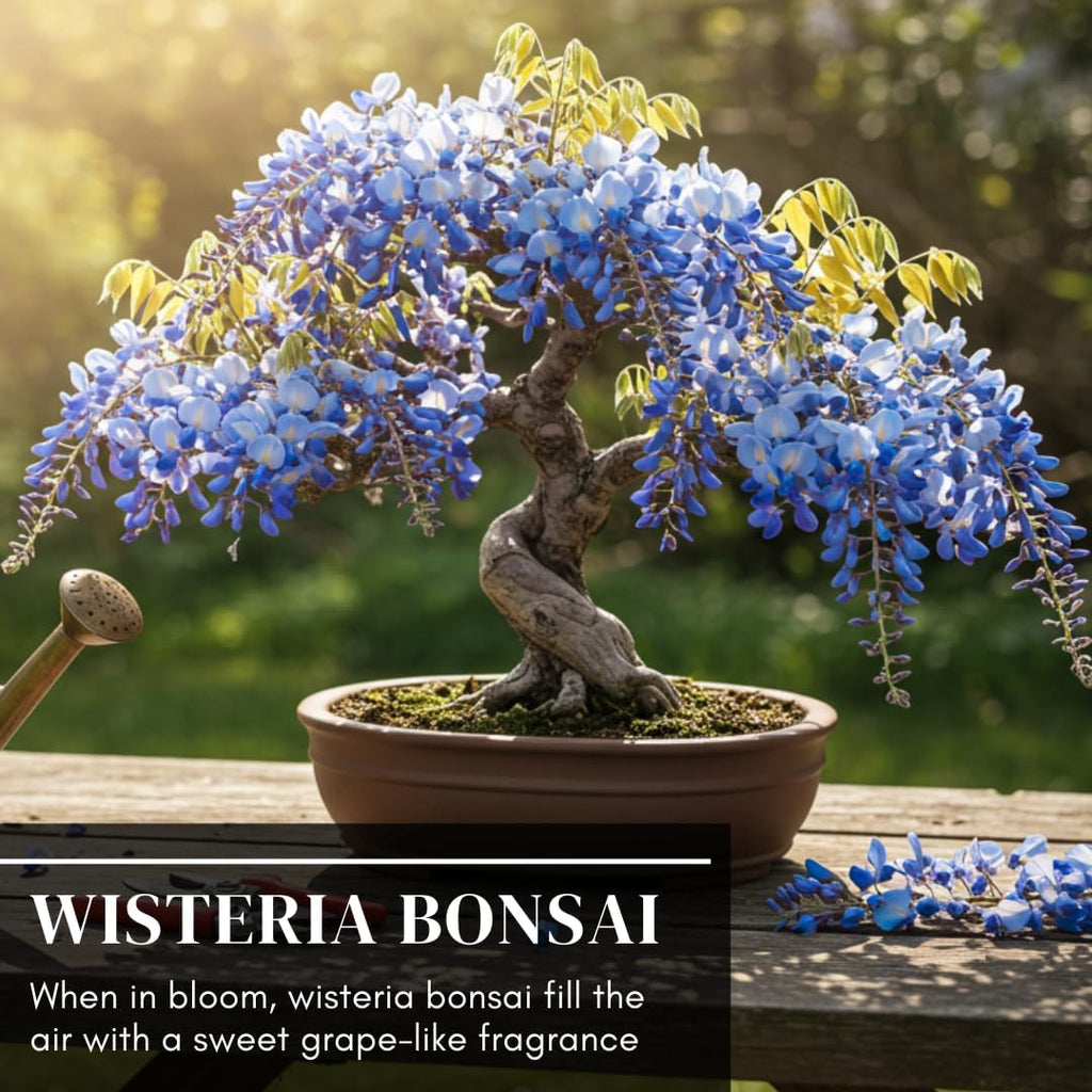 Blue Moon Wisteria Live Tree Seedling – 1 Healthy Plant for Planting – Fast-Growing Vine with Fragrant Lavender-Blue Blooms – Ideal for Trellises, Arbors, and Garden Landscaping