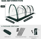Portable Tunnel Greenhouse for Outdoors - Transparent Mini Greenhouses Ideal for Backyards and Outdoor Vegetable Cultivation (3M)