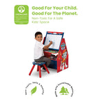 Delta Children Kids Table and Chair Set with Storage (2 Chairs Included) - Ideal for Arts & Crafts & Kids Easel and Play Station – Ideal for Arts & Crafts