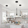 Modern Pendant Lights for Kitchen lsland LED Dimmable Raindrop Chandelier Crystal Ceiling Pendant Lighting for Dining Room Hallway Bar Living Room (3 Pack)