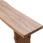 Elm Wood Dining Bench Bedroom BenchesIn Footrest Stool Accent Bench for Entryway Dining Room Living Room Bedroom End of Bed Long 63IN