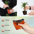 300 Pack 4 Inch Plastic Nursery Pots for Plants, Small Seedling Pots Succulent Pots Flower Pots with Drainage Holes, Come with 300pcs Plant Labels