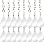 Keep Birds Away Mirror Disc, Hanging Reflectors to Scare Birds Away from Your House and Garden, 16 Drop Shape Discs