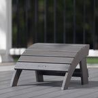 LIFETIME 60291 Adirondack Ottoman, Shale Stone