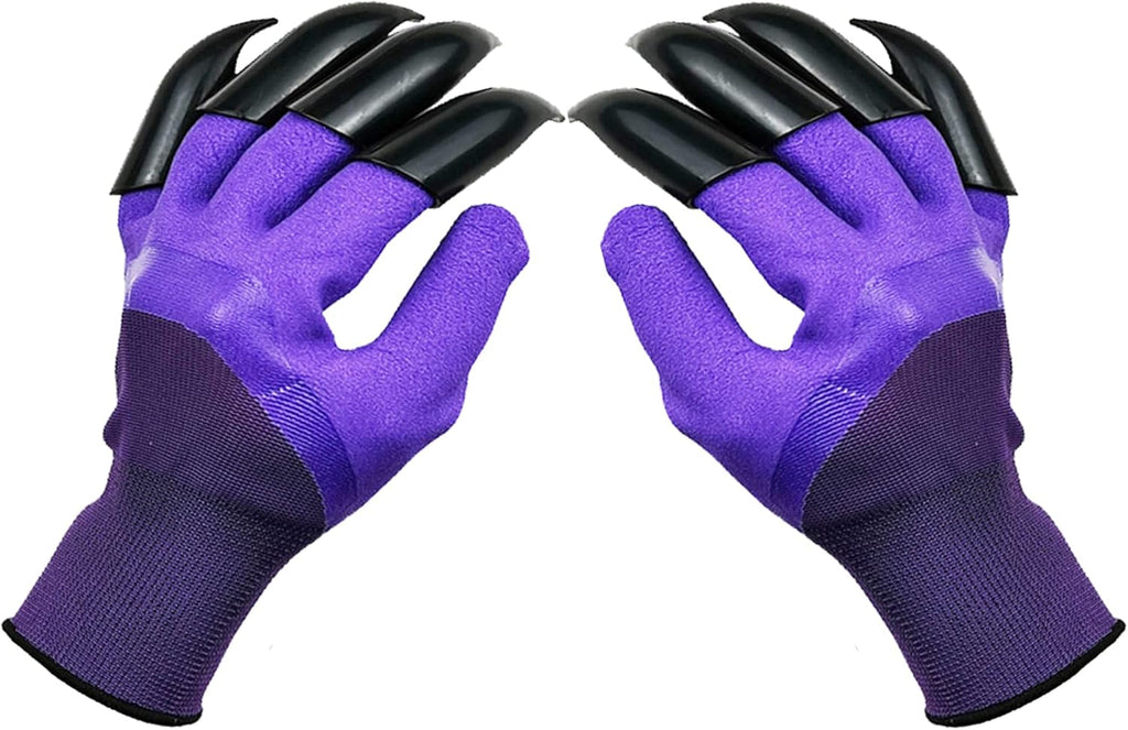 DCCPAA Garden Gloves with Claws,Claw Gardening Gloves for Digging,Planting, Weeding, Seeding-Waterproof for Men and Women