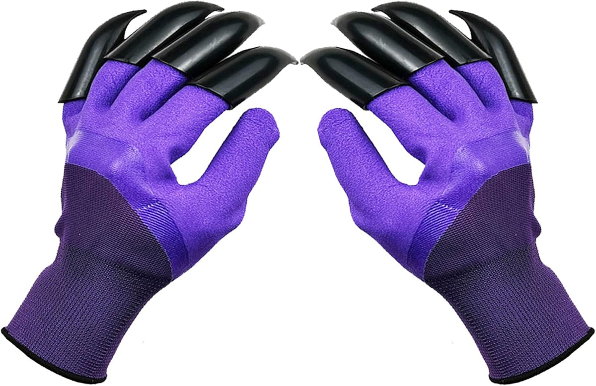 DCCPAA Garden Gloves with Claws,Claw Gardening Gloves for Digging,Planting, Weeding, Seeding-Waterproof for Men and Women