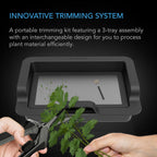 AC Infinity Large Trim Tray System 20-Inch, Interchangeable 3-Tray & 2-Screen Kit, Ergonomically Designed for Lap or Table Trimming, Plant Harvest Set to Collect Leaves and Pollen