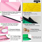 SupKing Repotting Mat for Indoor Plant Transplanting 29.5"x 29.5" Pink Garden Mat for Plant Lovers Oxford Fabric Portable Potting Tray for Gardening Mess Control