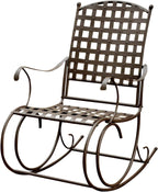 International Caravan Santa Fe Iron Nailhead Rocker