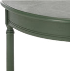SAFAVIEH Furniture - Tinsley Half-Round Console Table - Dusty Green - Solid Wood - Farmhouse Demilune Design - Ideal for Entryway, Hallway, Living Room, 28" W x 11.75" D x 28" H (CNS5723G)