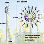 Magical Metal Windmill, Wind Spinners for Yard Garden, Outdoor Spinners, Windmill for Yard, Wind Sculptures & Spinners for Yard Garden Patio Decoration (1PCS Colorful)