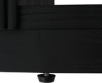58.9" Modern Console Tables with 3 Tier Open Shelves, Storage Wood Entry Way Table Narrow Long Accent Table for Living Room, Hallway, Entrance, Foyer, with Ash Veneer & Fluted Side, Black
