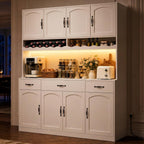 72" Tall Kitchen Pantry Cabinet Whit