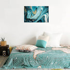 XXMWallArt FC2769 Abstract Texture Wall Art Marble Vortex Canvas Prints Painting for Living Room Bedroom Kitchen Home and Office Wall DecorWall Decor Home Decor