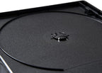 Progo Premium 14mm Standard Size 6-Disc DVD Case with Clear Sleeve - Space Saving Storage Solution for Blu-ray Discs, DVDs and CDs (5 pcs)