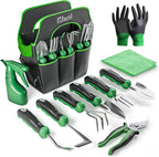 KHETI ?—¡?—²?˜„?—²???˜� 11-Piece Heavy Duty Stainless Steel Garden Tool Set ??Includes Spade, Shovel & More, Perfect for Digging & Plant Care, Ideal Gift for Women & Mothers