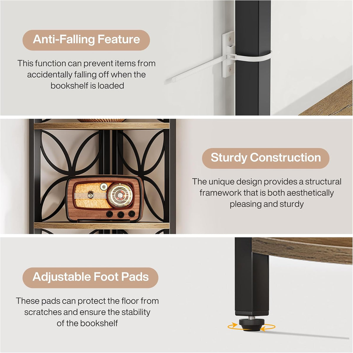 Tribesigns 6-Tier Corner Shelf