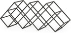 Wine Rack Freestanding Floor Countertop Wine Racks Storage Bottle Hold | Versatile wine rack freestanding floor or countertop use. Holds wine bottles securely in diamond slots. Durable iron fra