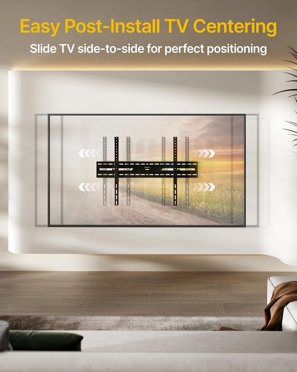 monTEK Heavy Duty Tilting TV Wall Mount for 50-100 Inch TVs up to 220lbs | 4X Safety Tested, 15° Tilt, Fits 16/18/24" Wood Studs, Max VESA 900x600mm, Living Room, Bedroom, Home Theater, Commercial Use