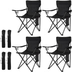 Damei century 4Pack Folding Camping Chairs, Portable for Beach, Lawn | Lightweight, No Assembly,Portable,Save Space
