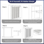 25"W x 20"H [Duct Opening Size] Steel Return Air Filter Grille - Removable Face/Door for 1 inch Filters -HVAC Vent Cover Grill - White [Outer Dimensions: 27 5/8"W X 22 5/8"H]