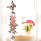 Butterfly Wind Chimes, Gift for Grandma,Birthday Gifts for mom for Daughter,Friend Gift, Aunt, Women,Gardening Decoration for Mother's Day,Christmas, Thanksgiving, Father's Day, Birthday