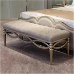 Modern Modern Entryway Bench End of Bed Upholstered Velvet Bedroom Benches for Foot of Tufted Footrest Stool Entryway