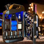 Mini Christmas Can Bar, 20L Christmas Jerry Can Bar with Sturdy Structure, Beautiful and Elegant Design, Small Bar Whiskey Bar Small Mobile Gift for Husband Men Women Dad Boy Girl