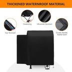 Grill Cover for Pit Boss 700FB,Lexington 500,Lexington 540,Classic 700,Pro 600,Z Grill 550B Wood Pellet Grill,Outdoor Heavy Duty 600D Waterproof BBQ Pitboss Smoker Cover for PB500LX1 73700 Grill,Black