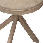 Liberty Furniture Brentwood Round End Table for Living Room - Sandstone Oak Wood