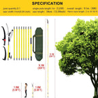 30Ft Tree Pole Pruner, 2025 Upgraded Spring Manual Branches Trimmer for Garden Tools Loppers Hand Pole Saws Extendable Height with Knives and Storage Pocket