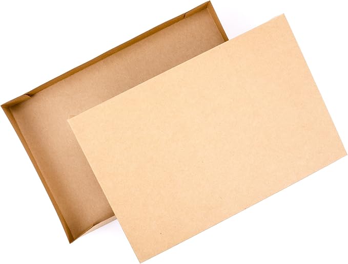 Hallmark Medium Gift Boxes with Lids (5 Shirt Boxes, Kraft) for Birthdays, Graduations, Christmas, Weddings, Bridal Showers