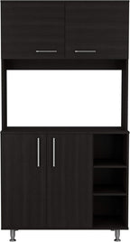 Pantry Cabinet Delaware, Kitchen, Black